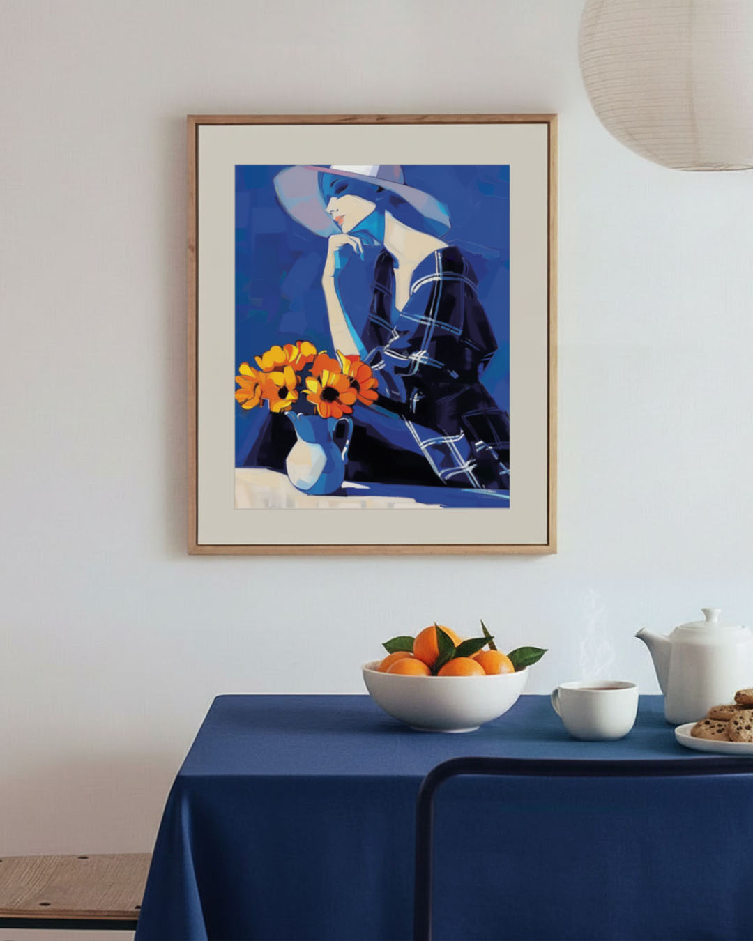 Plakat: Romantyczne wspomnienia i kwiaty