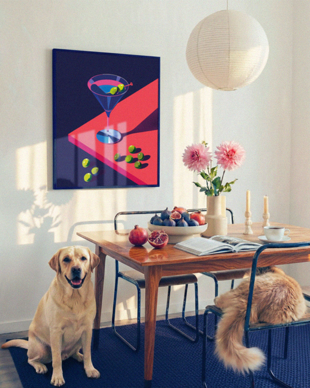 Plakat: Martini minimalistycznie