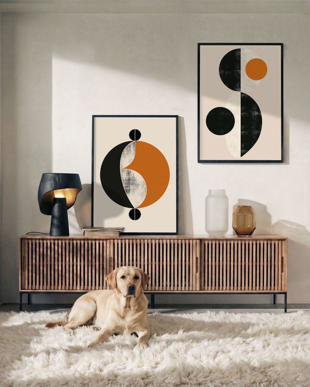 Plakat: Geometryczna abstrakcja
