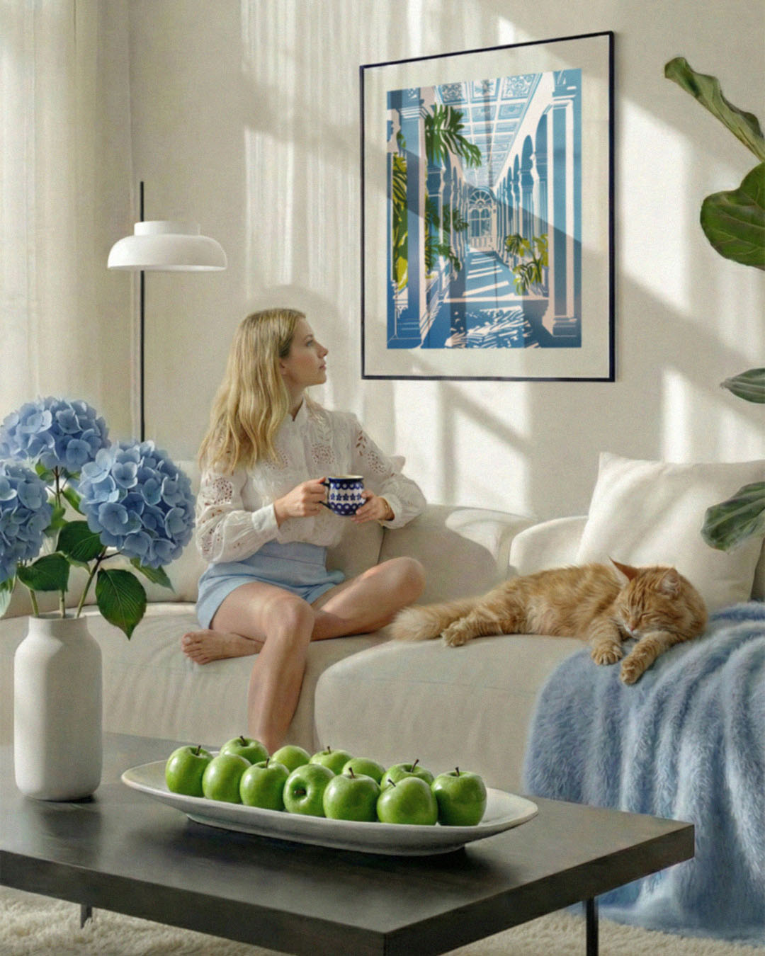 Plakat: Oranżeria akwarelą