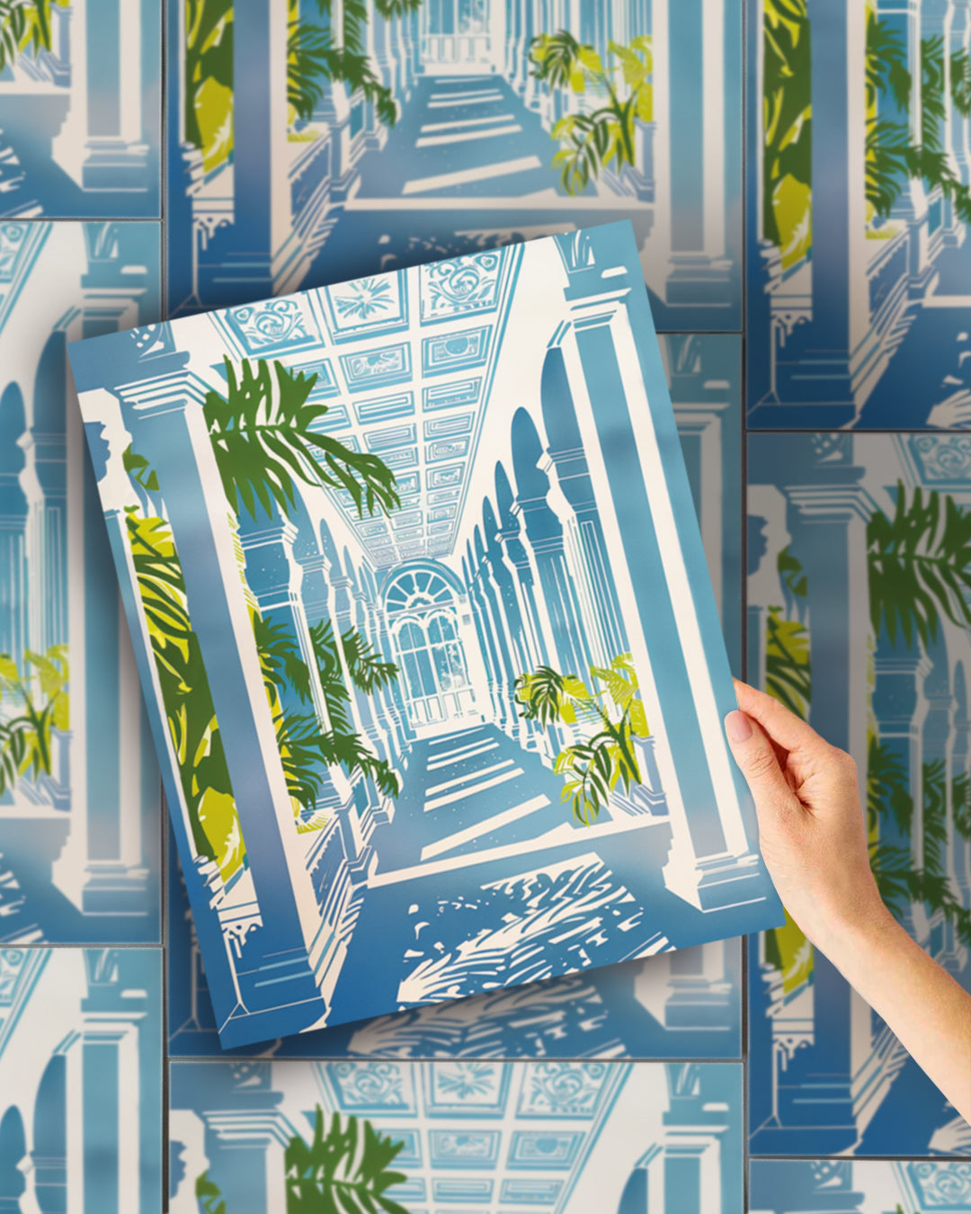 Plakat: Oranżeria akwarelą