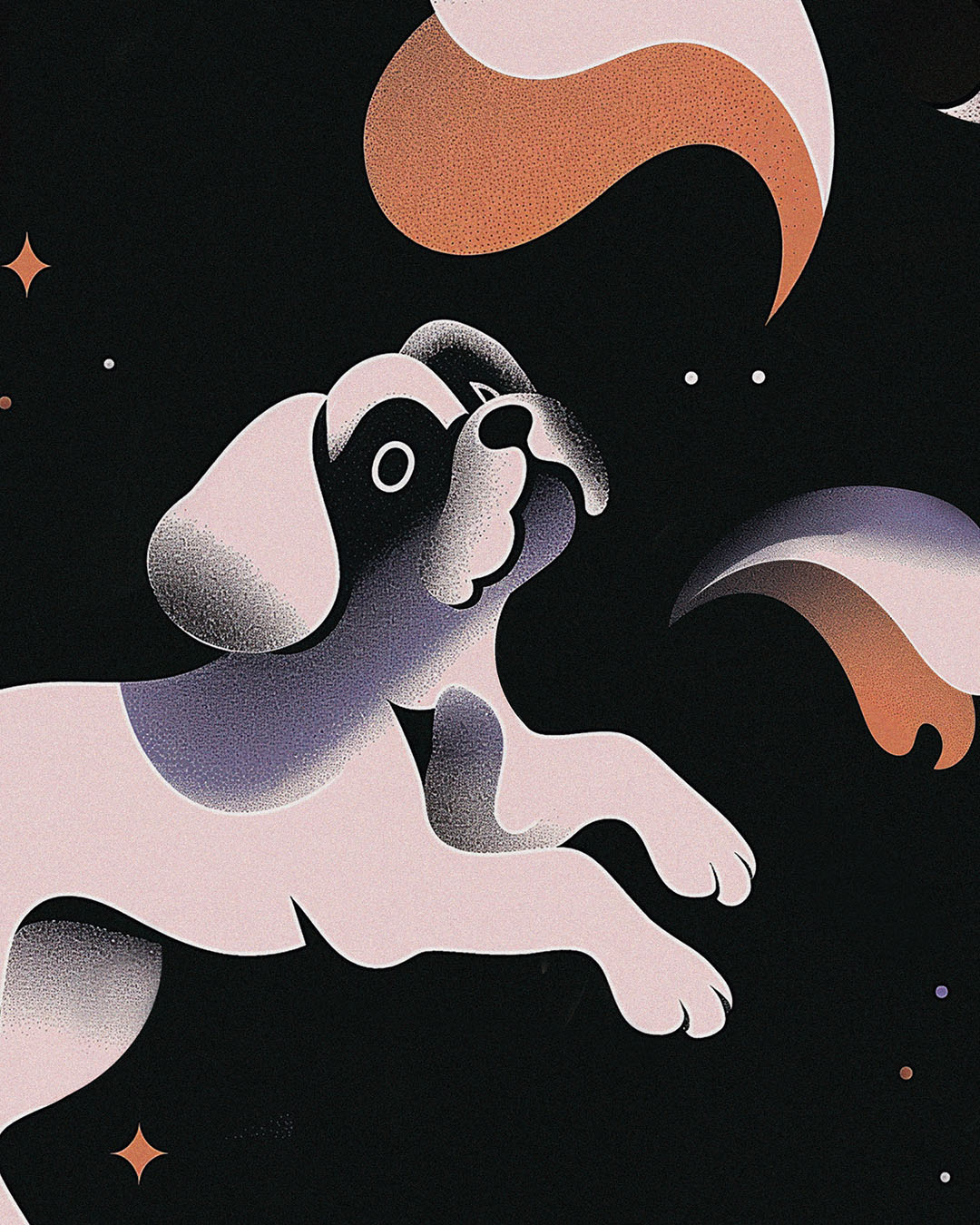 Plakat: Psia Galaktyka