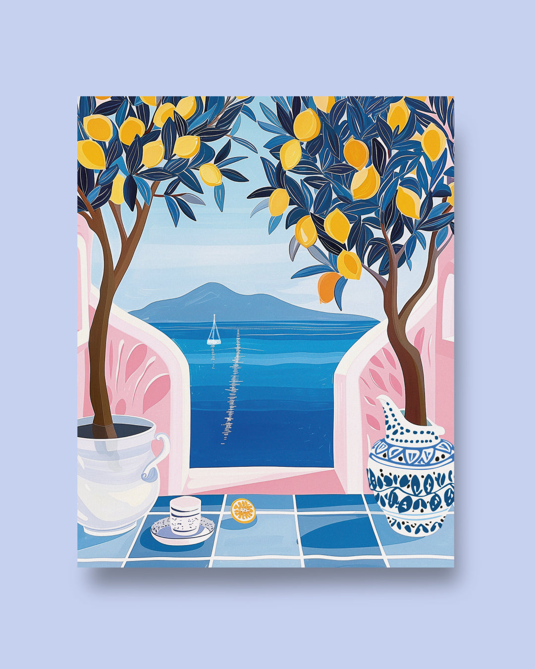 Plakat: Wschód na Capri