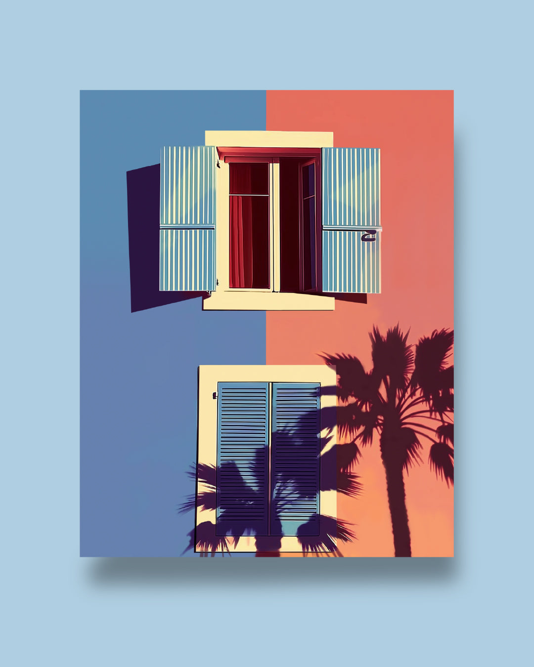 Plakat: Śródziemnomorskie lato