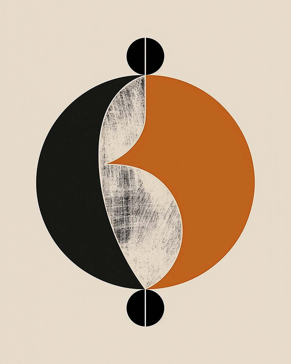 Plakat: Geometryczna abstrakcja